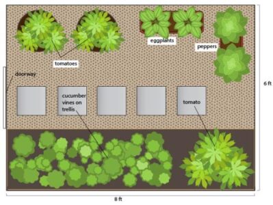 Greenhouse Summer Layout Diagram
